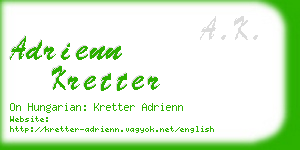 adrienn kretter business card